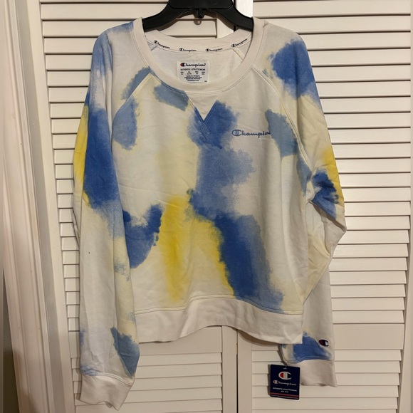 Champion Sweaters - Champion Women's Tie-Dye Crew Neck Sweater